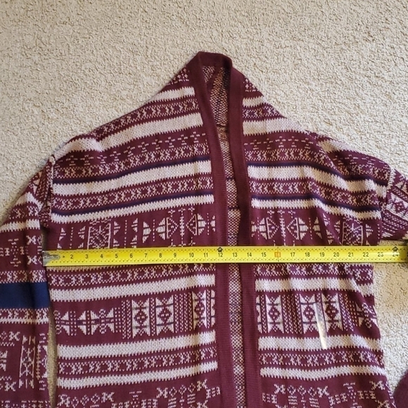 Billabong Aztec Y2K Trek boho Cardigan Sweater - Picture 7 of 10